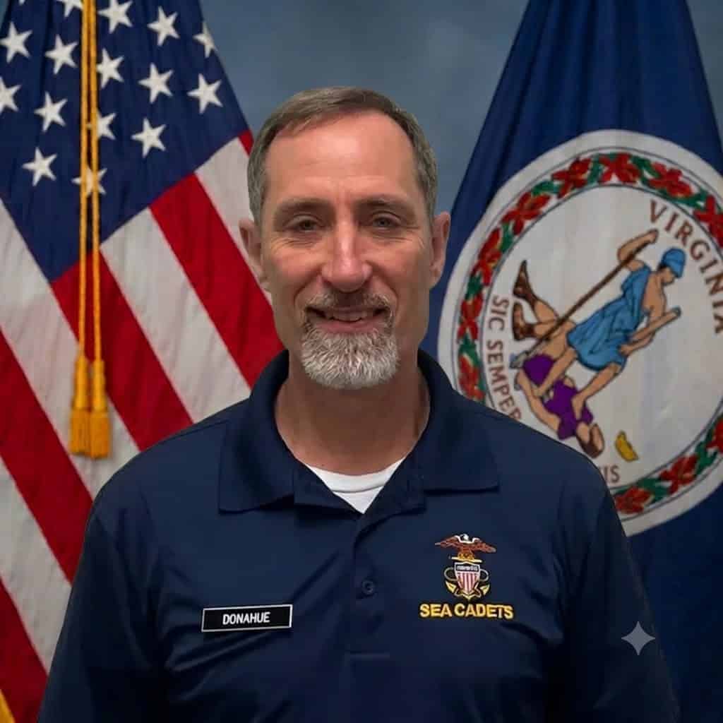 Stephen Donahue, Commanding Officer, AMERICA Division Sea Cadets